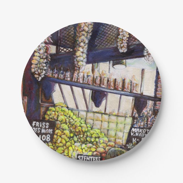 Dimensions of Curiosity Paper Plates (Front)