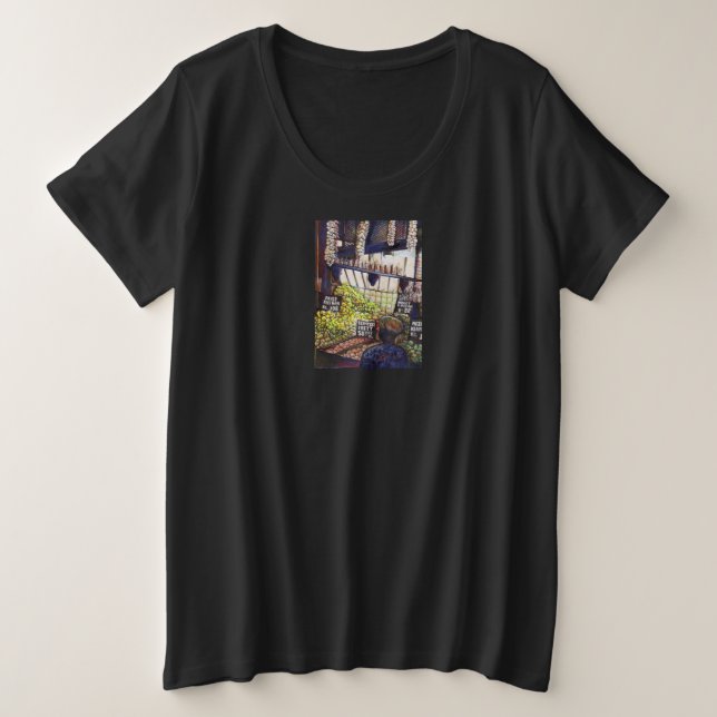 Dimensions of Curiosity Plus Size T-Shirt (Design Front)