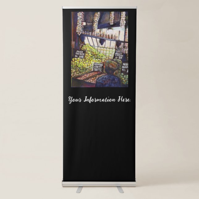 Dimensions of Curiosity Retractable Banner (Front)