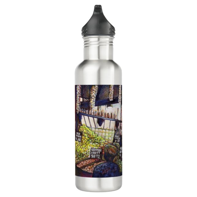 Dimensions of Curiosity Stainless Steel Water Bottle (Right)