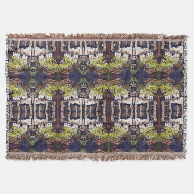 Dimensions of Curiosity Throw Blanket (Front)