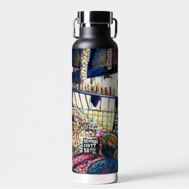 Dimensions of Curiosity Water Bottle (Front)