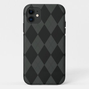 Dimgray and Black Arglye iPhone 5 Case