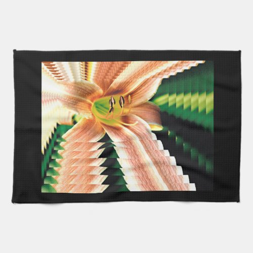 Diminishing Daylily Kitchen Towel