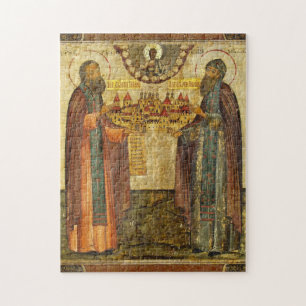 Dimitry and Ignaty Prilutsky by Dionisius Jigsaw Puzzle