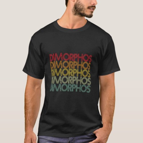 Dimorphos Repeat Pattern Retro Inline Dart Space P T_Shirt