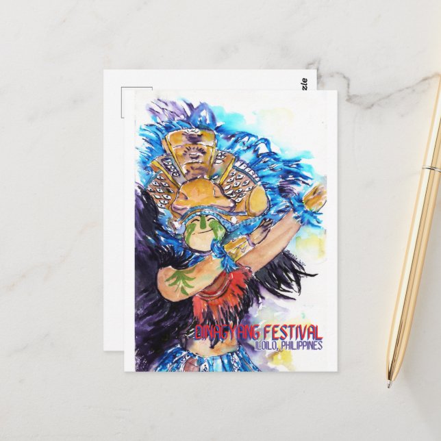 Dinagyang Festival- DNM Postcards (Front/Back In Situ)