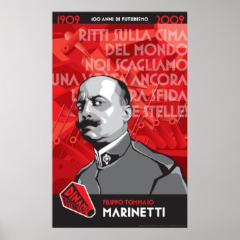 Dinamo Futurista Marinetti Sfida Alle Stelle Poster by poldanken at Zazzle