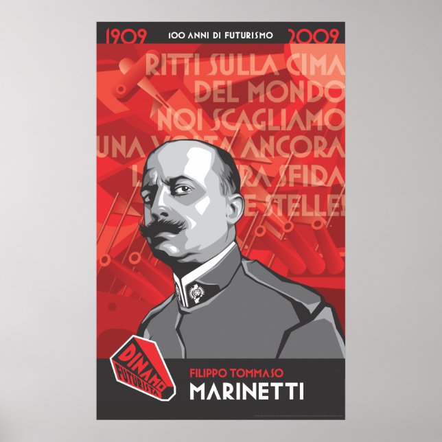 Dinamo Futurista Marinetti Sfida alle Stelle Poster (Front)
