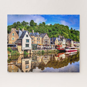 Dinan, Cotes-d'Armor, Bretagne. France. Jigsaw Puzzle