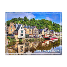 Dinan, Cotes-d'Armor, Bretagne. France. Postcard