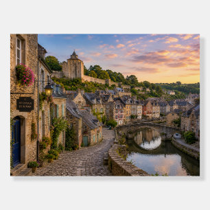 Dinan France Medieval Town Landscape Foam Board