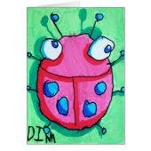 Dina's Ladybug Card (Front)