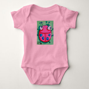 Dina's Ladybug Onsie Baby Bodysuit