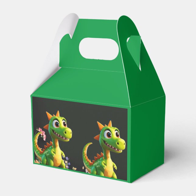 dinasaur birthday favor boxes (Front Side)