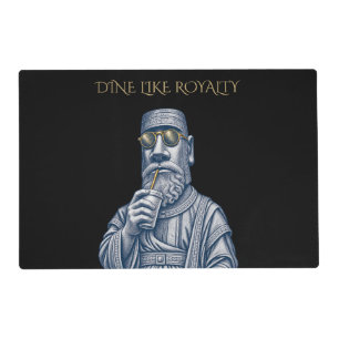 Dine Like Royalty Vintage Art Paper Placemat