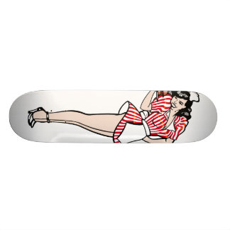 Diner Girl Skateboard Deck