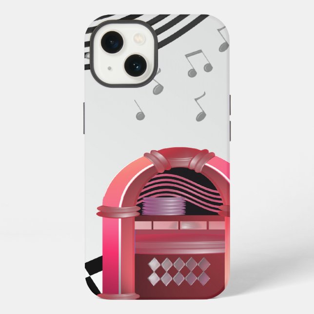 Diner Jukebox Iphone Case (Back)