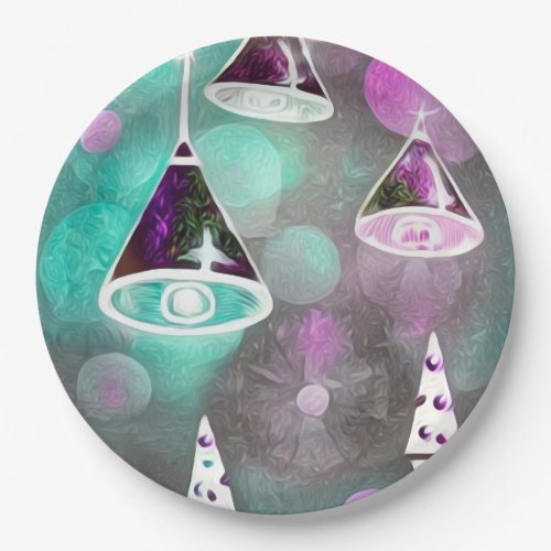 Diner Lamps  Christmas Trees Paper Plates