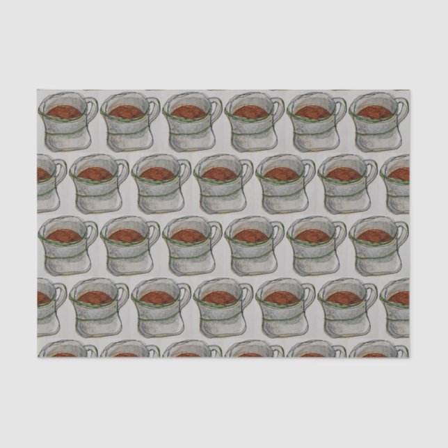 Diner Mug Tissue Paper (Front)