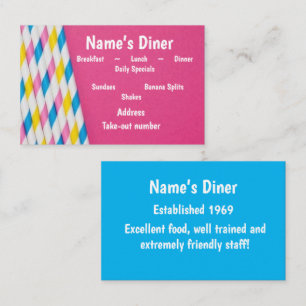 “Diner/Restaurant/Ice Cream Shoppe”Business Card