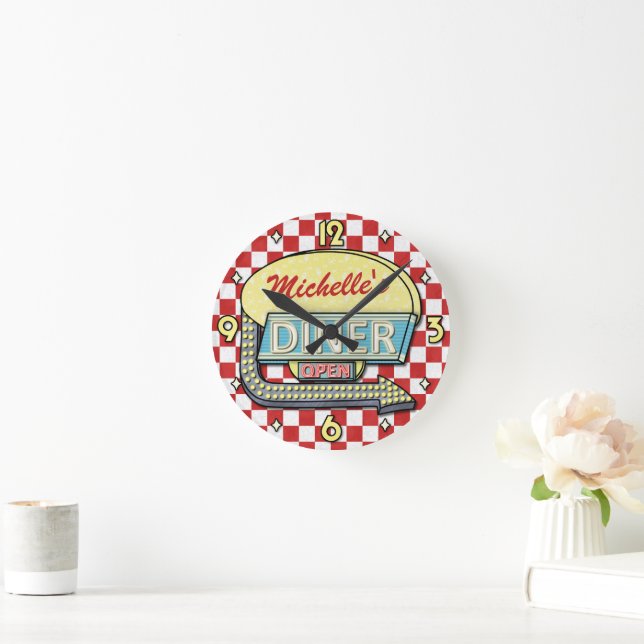 Dpp_151663_2 Nanas Diner Sign On Black Retro Hot Pink T... | Cuotas sin interés Dpp_151663_2 Nanas Diner Sign On Black Retro Hot Pink T... | Cuotas sin interés