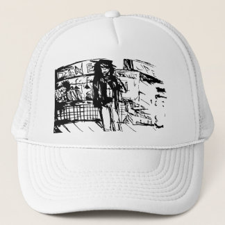 DINER TAKE OUT SVG TRUCKER HAT