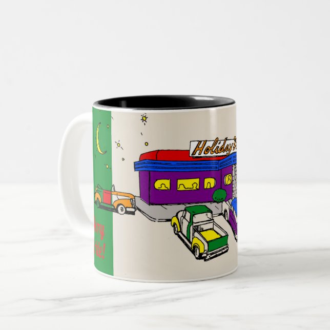 Diner Two-Tone Coffee Mug (Front Left)
