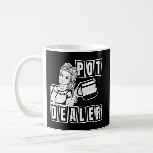 Diner Waitress Server Coffee Pot Dealer Coffee Mug
