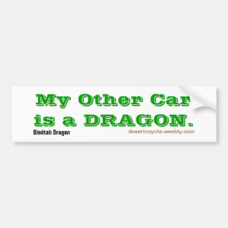 Dinétah Dragon Other Car Bumper Sticker