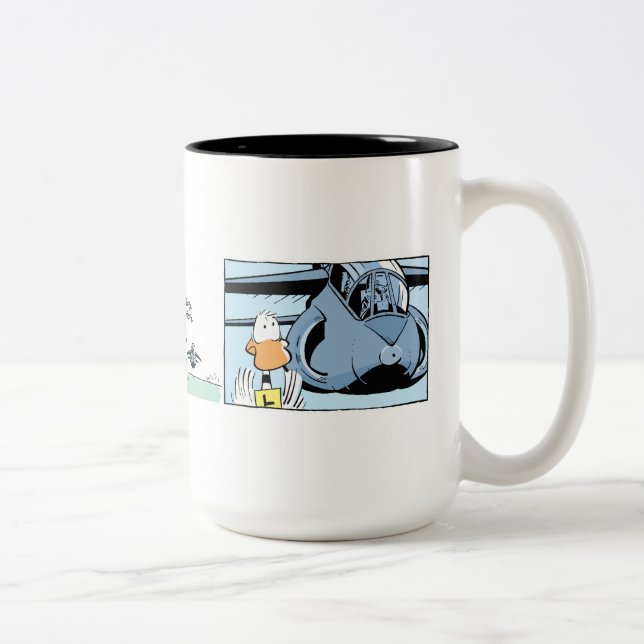 Ding Duck Aviation Humor Mug (Right)