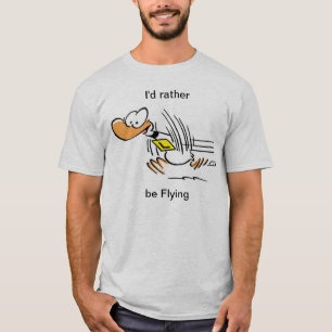 Ding Duck Funny Flying Shirt