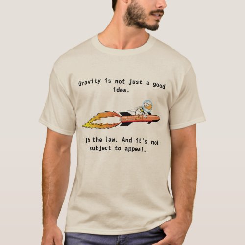 Ding Duck Rocket Cartoon T_Shirt