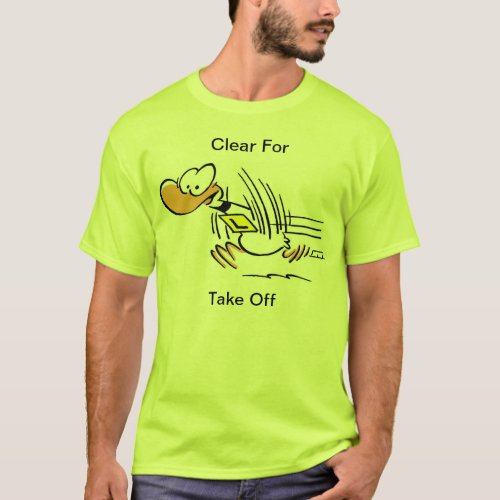 Ding Duck Take Off Aviation Shirt