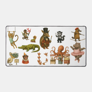 Dingaling Bros Circus acts Desk Mat