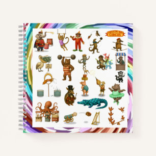 Dingaling Bros Circus acts Notebook