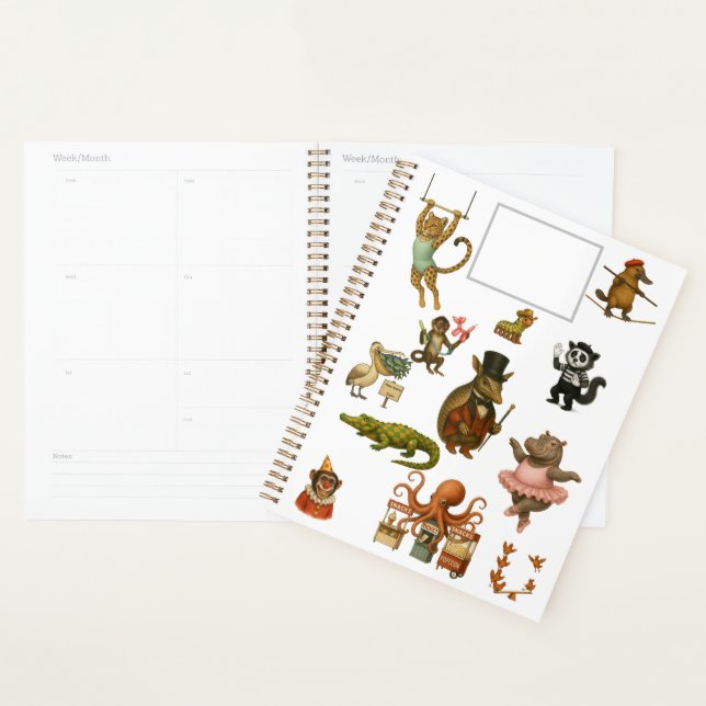Dingaling Bros Circus acts Planner (Display)