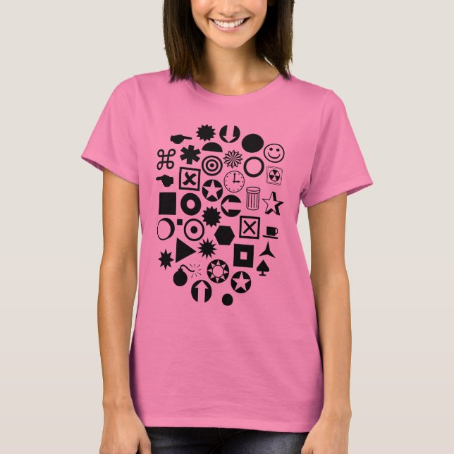 Dingbat Abstract T-Shirt (Front)