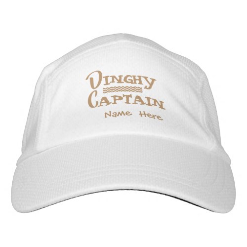 Dinghy Captain Personalized Hat