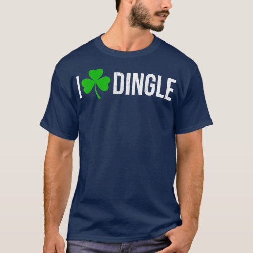 Dingle Ireland  Irish Shamrock Heart T_Shirt