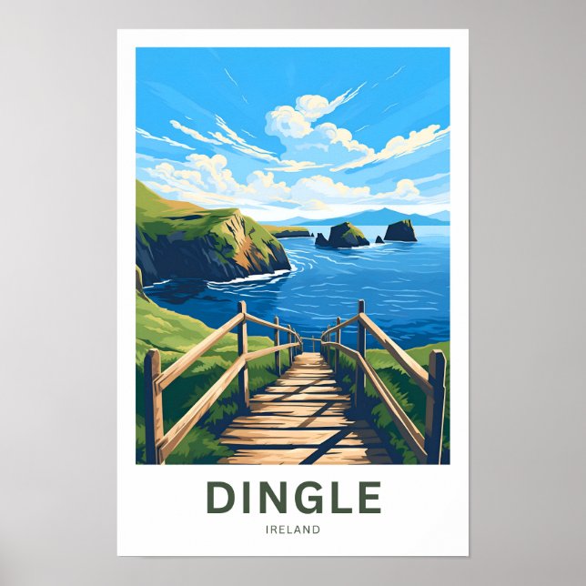Dingle Ireland Travel Print (Front)