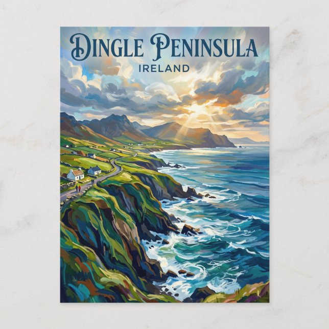Dingle Peninsula Ireland Postcard (Front)