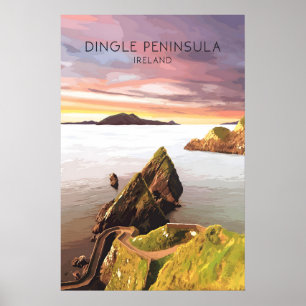 Dingle Peninsula Ireland Travel Poster