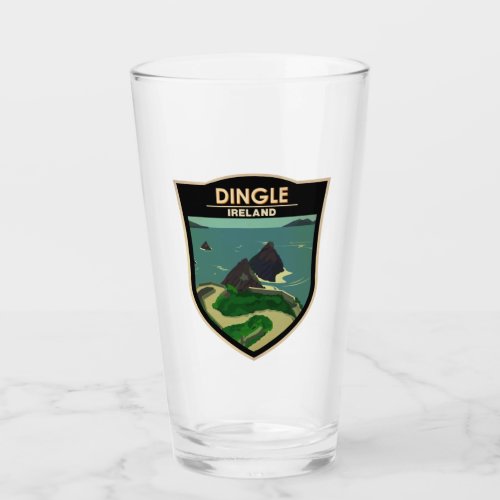 Dingle Peninsula Ireland Travel Vintage Glass
