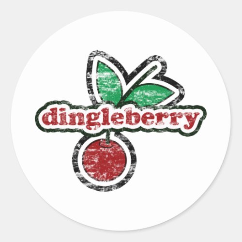 Dingleberry Classic Round Sticker