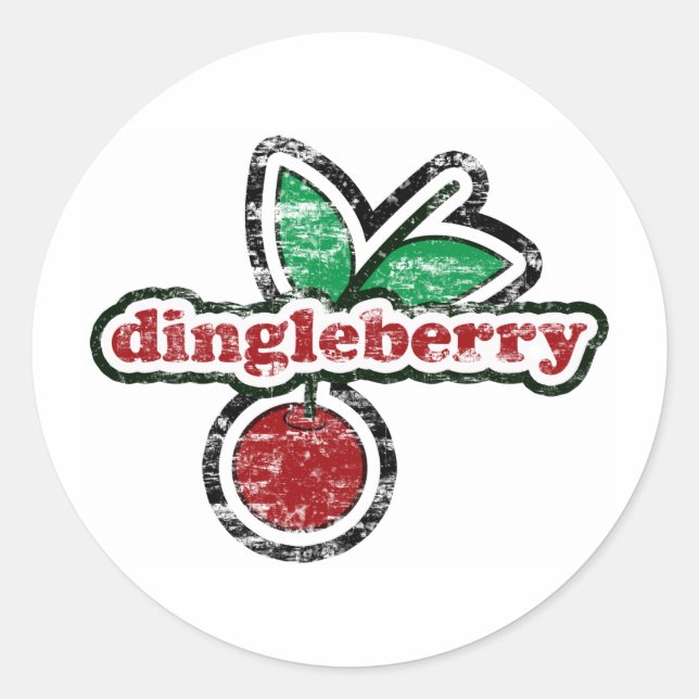 Dingleberry Classic Round Sticker (Front)