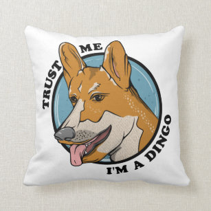 Dingo Australia Throw Pillow