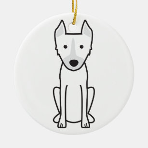 Dingo Dog Cartoon Ceramic Ornament