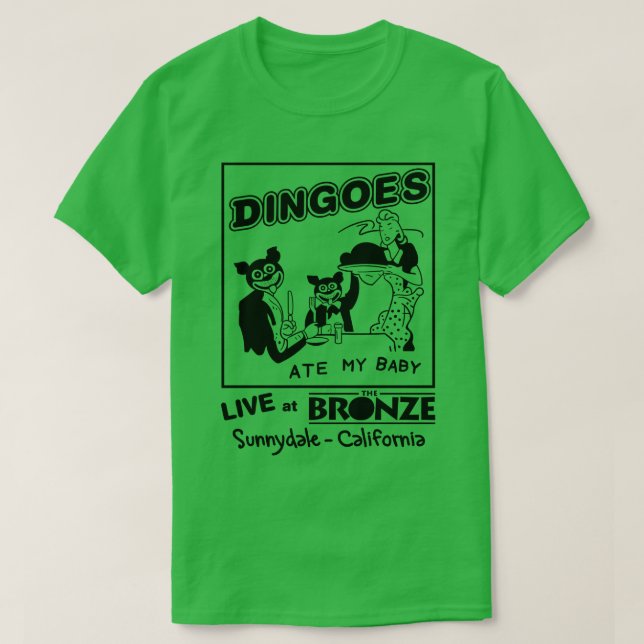 Dingoes Ate My Ba T-Shirt (Design Front)