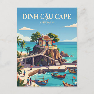 Dinh Cậu Cape Vietnam Postcard